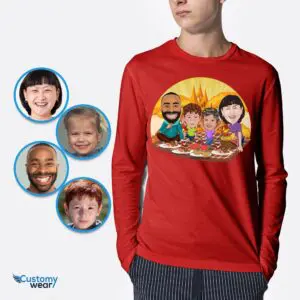 Custom Picnic Family Youth Shirt – Ideal Outdoor Adventure Gift for Sunny Days Axtra - ALL vector shirts - male www.customywear.com