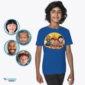 Custom Picnic Family Youth Shirt – Ideal Outdoor Adventure Gift for Sunny Days Axtra - ALL vector shirts - male www.customywear.com