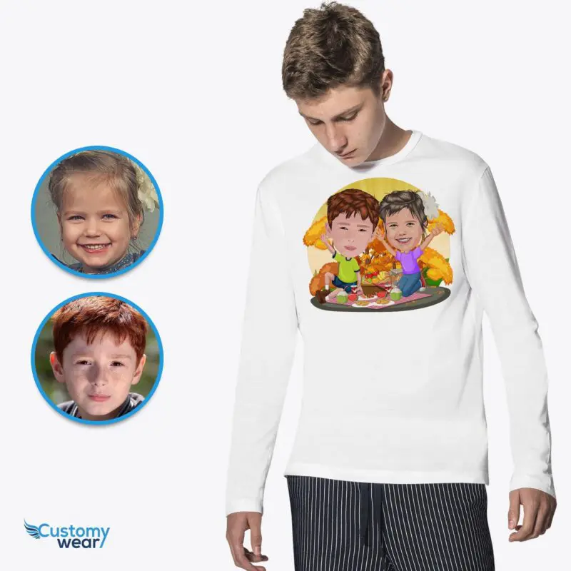Custom Picnic Siblings Shirt | Youth Adventure Summer Tee Axtra - ALL vector shirts - male www.customywear.com