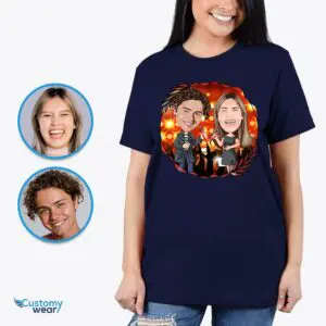 Singing Duo Custom T-Shirts | Personalized Music Couple Tees Adult shirts www.customywear.com