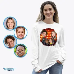 Transform Your Photos to Custom Singer Family Shirts | Personalized Music Teacher Gift Adult shirts www.customywear.com