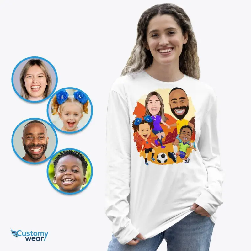 Personalized Soccer Family Shirt | Football Mom Tee Adult shirts www.customywear.com