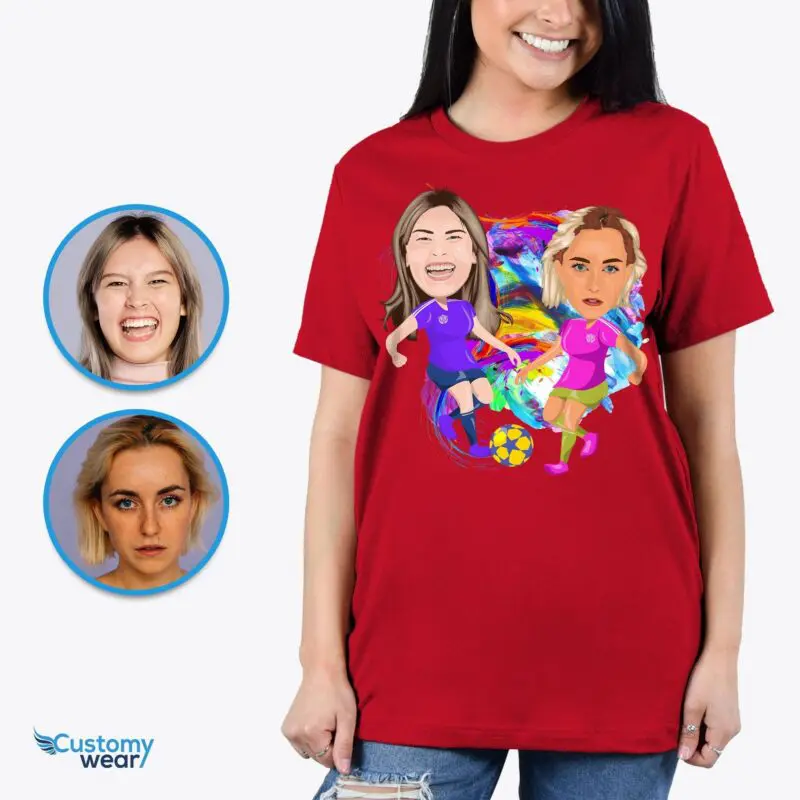 Personalized Soccer Shirt | Lesbian Football Tee – Birthday & Wedding Gift Custom arts - soccer player www.customywear.com