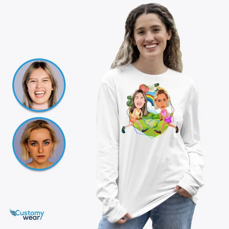 Custom Tennis Player Shirt | Personalized Lesbian Girlfriend Gift Axtra - ALL vector shirts - male www.customywear.com