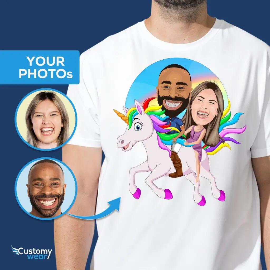 Personalized Unicorn Couples Shirts | Custom Unicorn Tee for Couples Adult shirts www.customywear.com