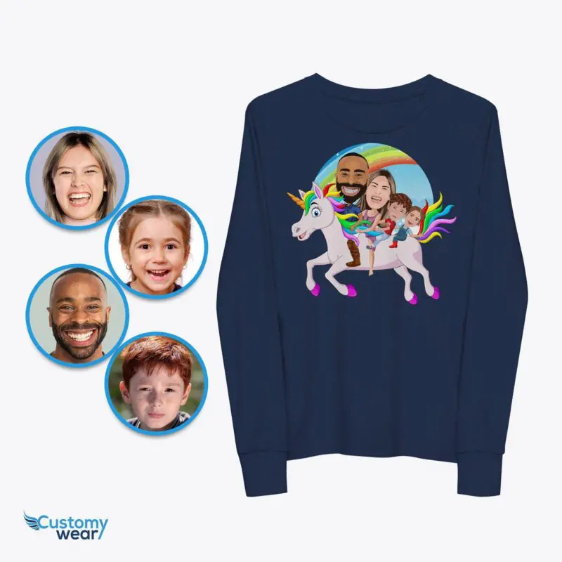 Custom Unicorn Family Shirts | Personalized Adventure Tees Adult shirts www.customywear.com