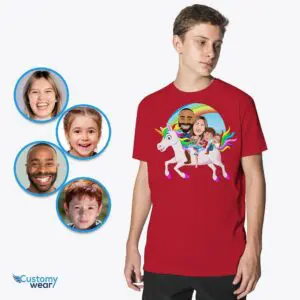 Custom Unicorn Family Shirts | Personalized Adventure Tees Adult shirts www.customywear.com