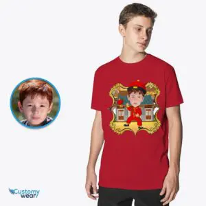 Custom Youth Chinese Traditional Shirt | Personalized China Art Gifts for Boys Chinese Traditional T-shirts www.customywear.com