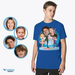 Personalized Ballet Family Shirt | Custom Dance Team Tee for Teens Ballet T-shirts www.customywear.com