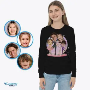 Custom Ballet Family Shirt | Personalized Dance Team Tee for Teens Ballet T-shirts www.customywear.com