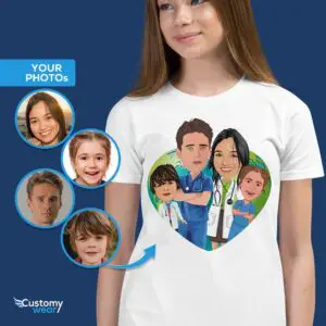 Personalized Nursing Youth T-Shirt | Custom Nurse Family Tee Axtra - ALL vector shirts - male www.customywear.com