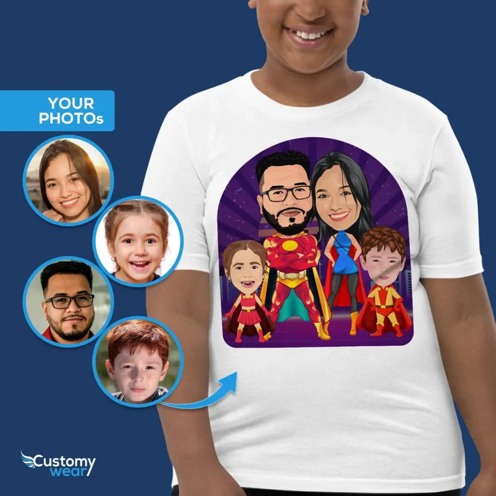 Custom Youth Family Superhero Shirt | Reunion and Siblings Hero Tee Axtra – Superhero – women www.customywear.com