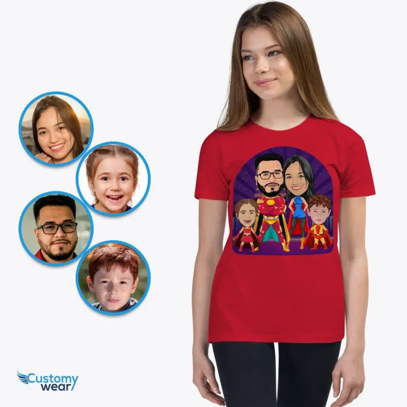 Custom Youth Family Superhero Shirt | Reunion and Siblings Hero Tee Axtra – Superhero – women www.customywear.com