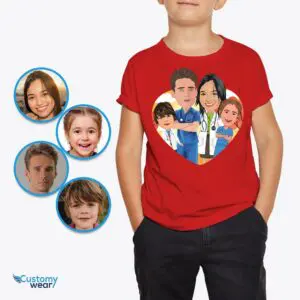 Transform Your Photo into Custom Youth Nursing Student Family Shirt | Personalized Nursing School Tee Axtra - ALL vector shirts - male www.customywear.com