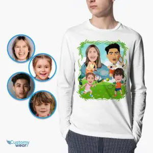 Transform Your Family into Custom Tennis Players – Personalized Youth Tennis Family Shirt for Boys Axtra - ALL vector shirts - male www.customywear.com