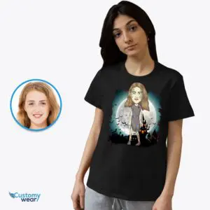 Personalized Zombie Grave T-Shirt for Women – Custom Halloween Gift Adult shirts www.customywear.com