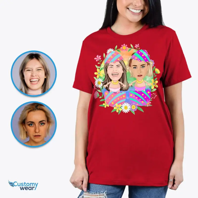 Personalized Easter Eggs Lesbian Shirt – Custom LGBTQ Couple Tee Axtra - ALL vector shirts - male www.customywear.com