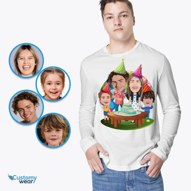 Personalized Family Birthday Shirts – Custom Celebration Tee Birthday www.customywear.com