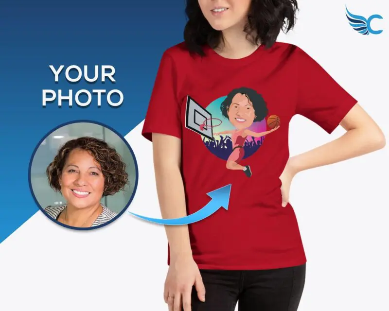 Custom Female Basketball Player Shirt – Personalized Dunk Tee Adult shirts www.customywear.com