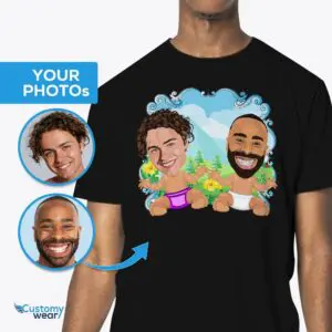 Custom Funny Baby Gay Shirt – Personalized LGBT Couples Tee Axtra - ALL vector shirts - male www.customywear.com