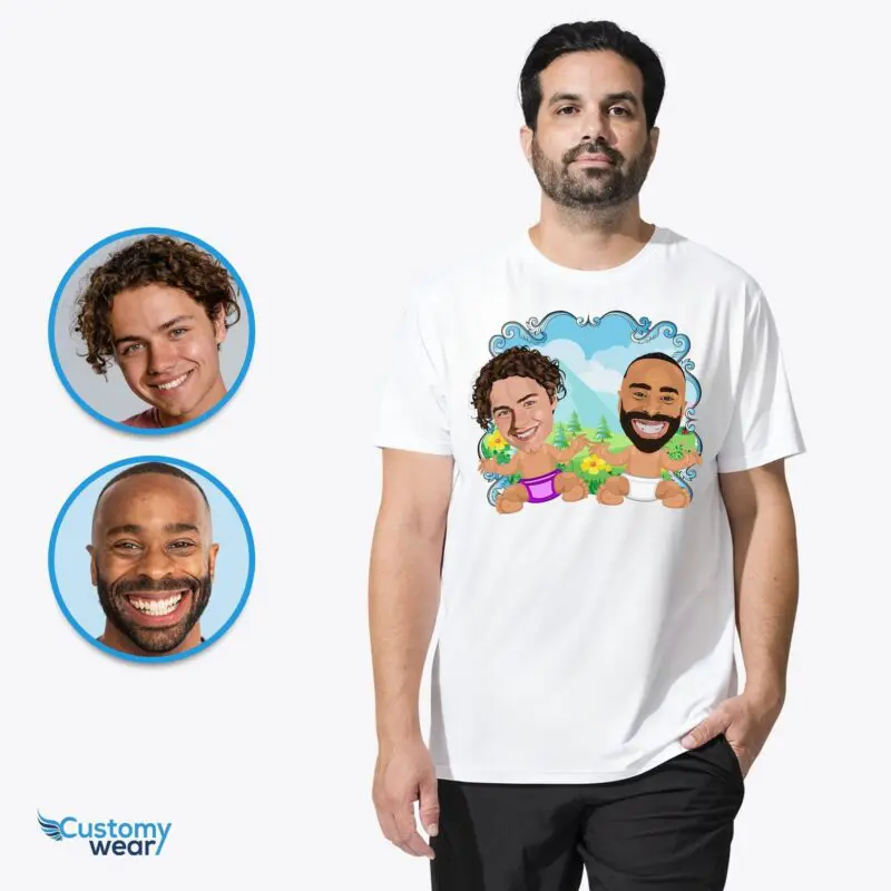 Custom Funny Baby Gay Shirt – Personalized LGBT Couples Tee Axtra - ALL vector shirts - male www.customywear.com