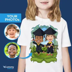 Custom Graduation Siblings T-Shirts – Personalized Kids Preschool Gift Axtra - Graduation www.customywear.com