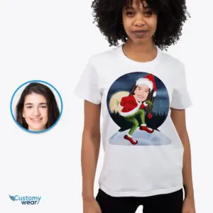 Custom Grinch Movie T-Shirt for Women – Personalized Poster Style Tee Adult shirts www.customywear.com