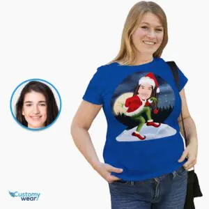 Custom Grinch Movie T-Shirt for Women – Personalized Poster Style Tee Adult shirts www.customywear.com