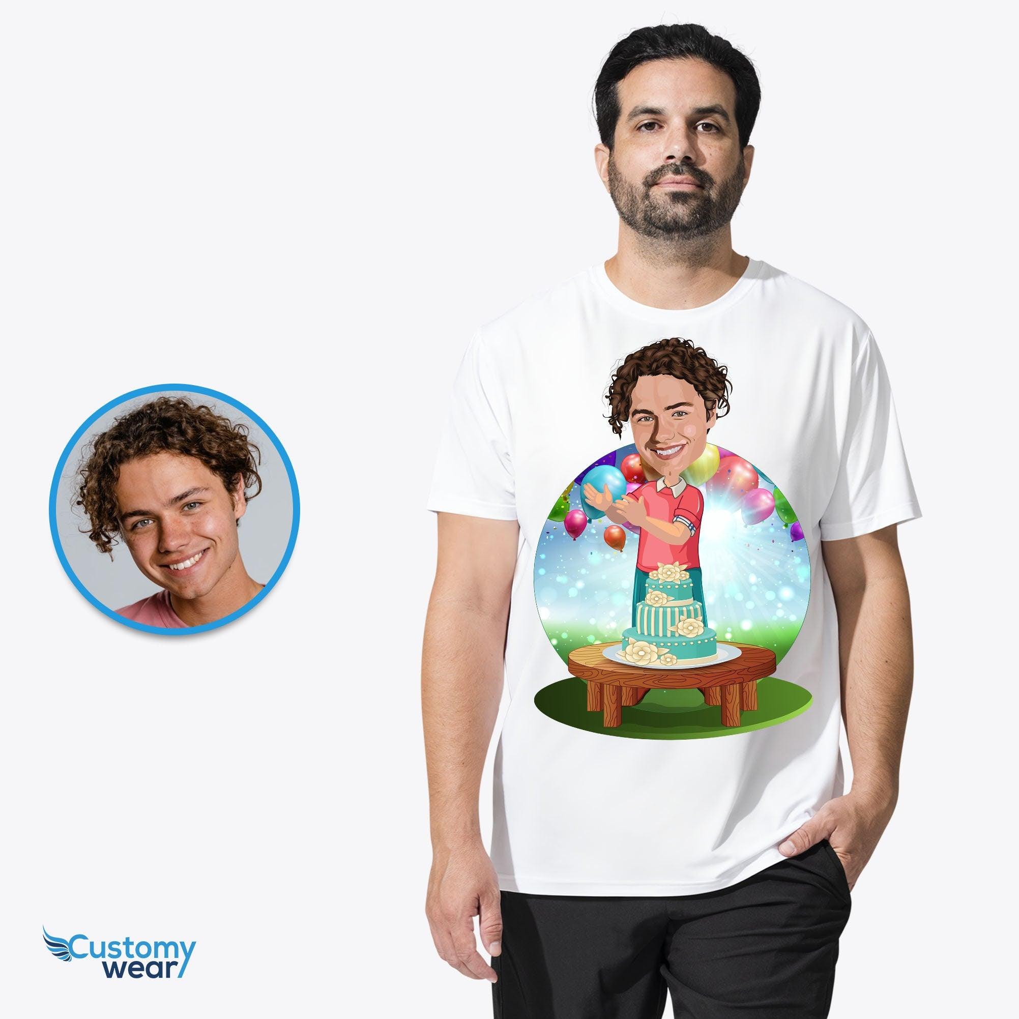 Camiseta para hombre personalizada 'Cumpleaños