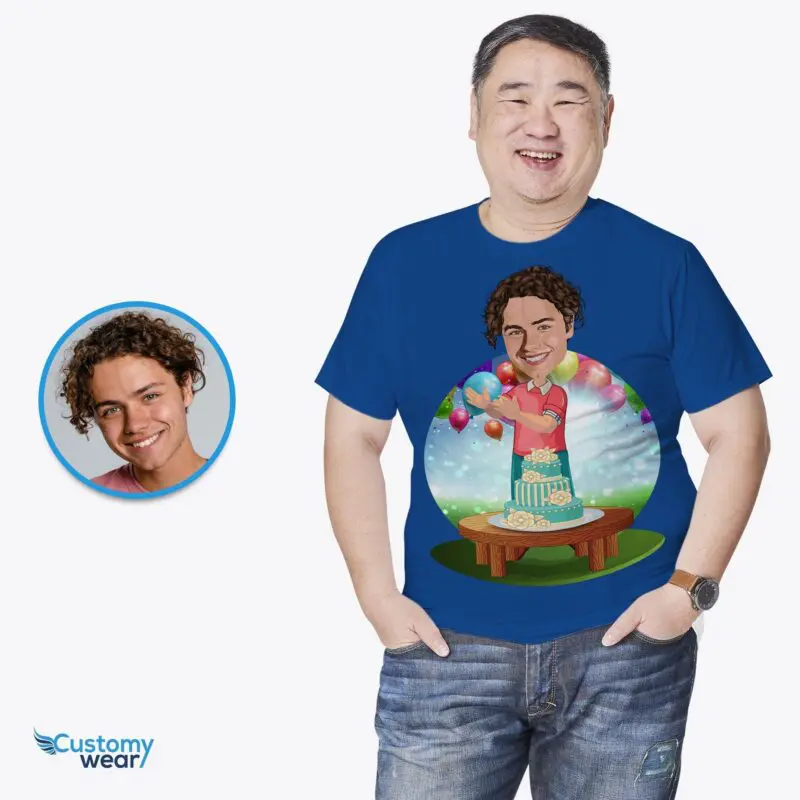 Custom Happy Birthday Man Shirt – Personalized Fun Gift for Him Adult shirts www.customywear.com