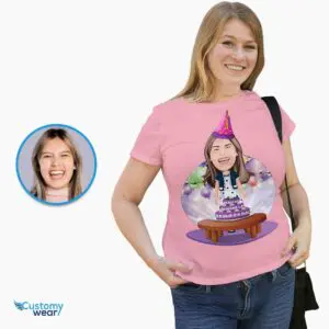 Custom Happy Birthday Woman Shirt – Personalized Fun Gift for Her Adult shirts www.customywear.com