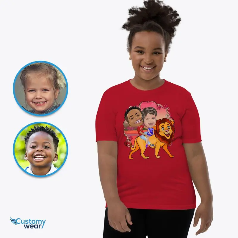 Custom Lion King Siblings Shirt | Personalized Kid’s Funny Gift Axtra - ALL vector shirts - male www.customywear.com