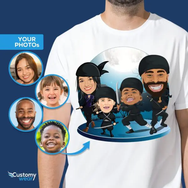 Custom Ninja Family Shirts | Personalized Harajuku Gift Adult shirts www.customywear.com