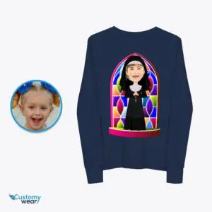 Custom Nun Young Girl Shirt | Personalized Religious Tee Axtra - ALL vector shirts - male www.customywear.com