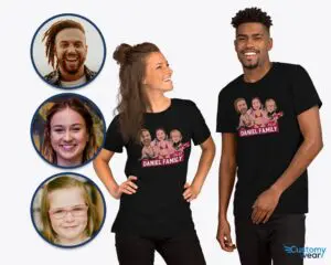 Custom T-Shirt | Personalized Gangster Family Tee | Transform Your Photo Adult shirts www.customywear.com