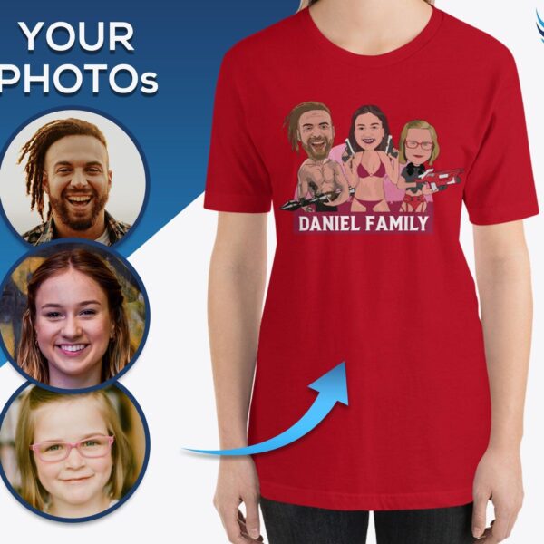 Custom T-Shirt | Personalized Gangster Family Tee | Transform Your Photo Adult shirts www.customywear.com