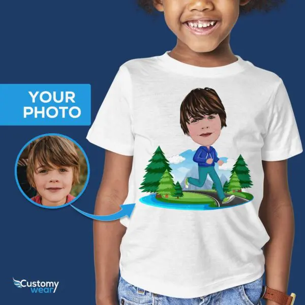 Fuel Your Young Champion’s Passion with our Runner Boy Shirt Boys www.customywear.com