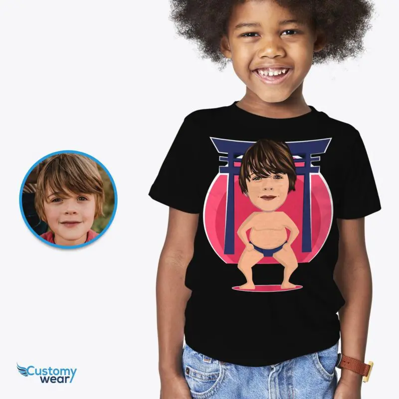 Funny Sumo Champ – Custom Youth Tee Inspired by Japanese Wrestlers! Axtra - ALL vector shirts - male www.customywear.com