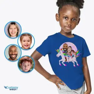 Personalized Unicorn Family Shirts – Magical Adventure Tees Adult shirts www.customywear.com