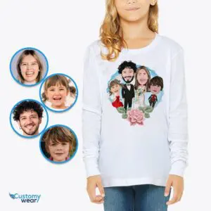 Personalized Wedding Family Tees – Cherish Forever! Adult shirts www.customywear.com