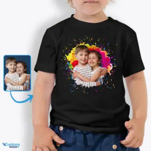 Create Cherished Memories with Personalized Custom Image T-Shirts for Kids – Unique Gift Idea Custom arts - Color Splash www.customywear.com