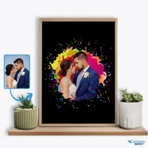 Captivating Family Gifts: Custom Image Poster – Cherished Wall Decor Custom arts - Color Splash www.customywear.com