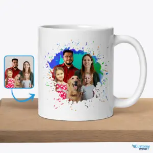 Cherished Memories Personalized Custom Kids Photo Mug for Daughter and Son Custom arts - Color Splash www.customywear.com