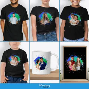 Custom Photo T-Shirts for Couples’ Wedding Memories – Forever United Custom arts - Color Splash www.customywear.com