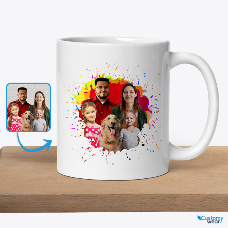 Memorable Family Gifts: Personalized Custom Image Mug – Treasured Keepsakes Custom arts - Color Splash www.customywear.com