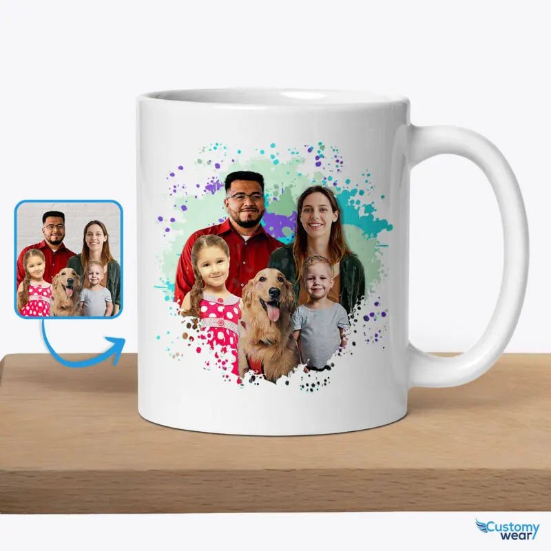 Memorable Custom Photo Mug for Husband and Wife | Engagement Special Gifts Custom arts - Color Splash www.customywear.com