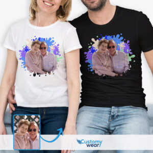 Custom Couple’s T-Shirt Set: Design Your Own Tee Shirt Love Story Custom arts - Color Splash www.customywear.com