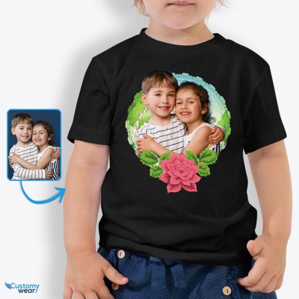 Custom Birthday T-Shirt for Toddler Son and Daughter – Personalized Floral Arts Custom arts - Floral Design www.customywear.com