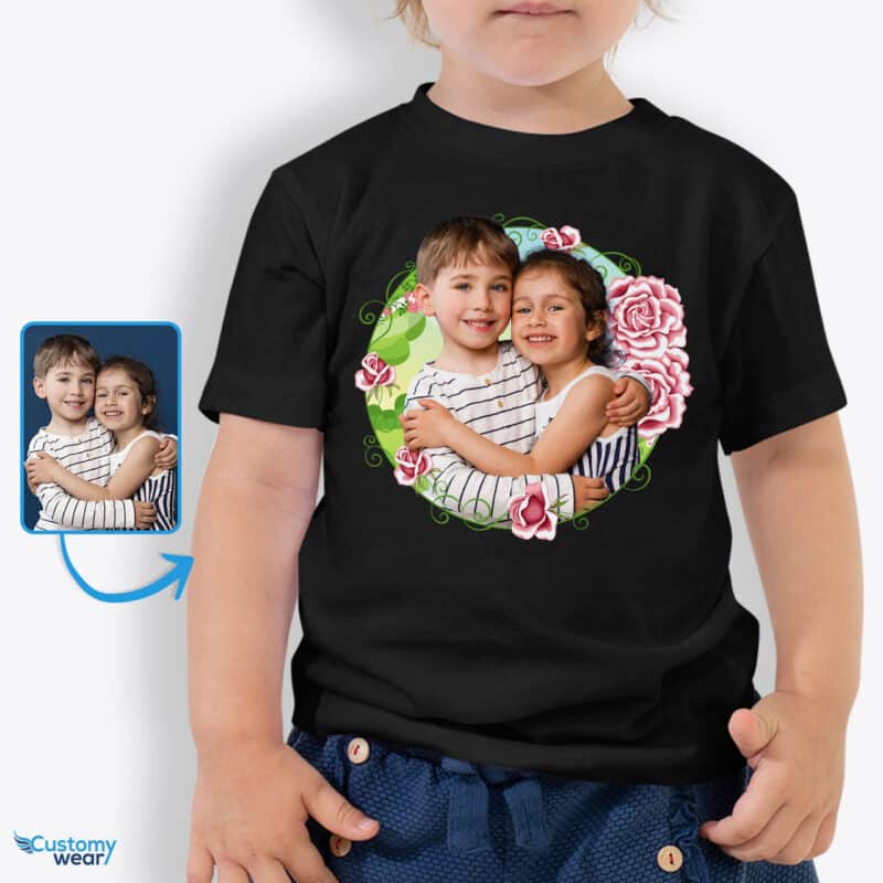Custom Toddler T-Shirt for Daughter and Son – Personalized Floral Designs Custom arts - Floral Design www.customywear.com