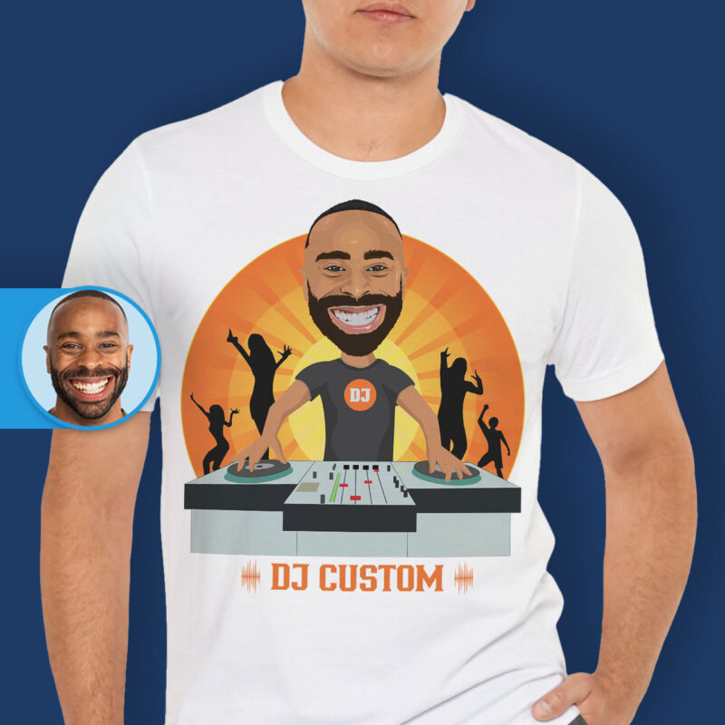 DJ Gifts for Him: Stand Out with Custom T-Shirts Designed Just for You Axtra - Dj orange www.customywear.com